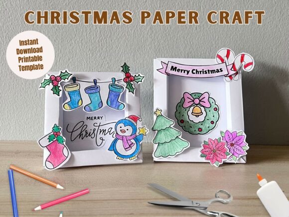 3D Christmas Paper Frame: A 3D SVG Review
