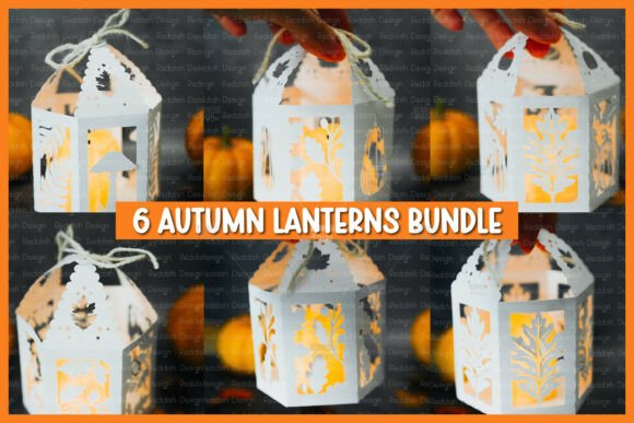 6 3D Autumn Lantern SVG: A Fall Asset Review
