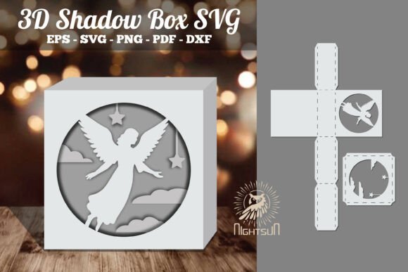 Angel 3D SVG for Shadow Boxes: A Brand Review