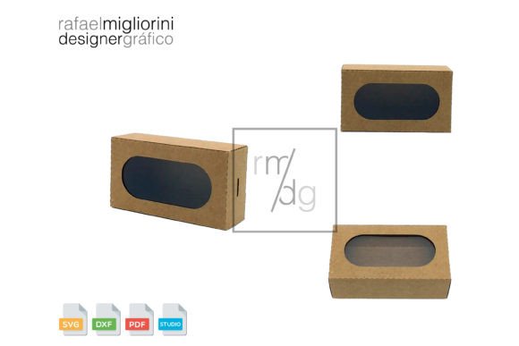 CakeSicle Box 3D SVG: Editorial Shapes for Blogs