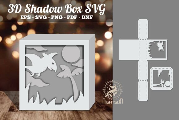 Dinosaur 3D SVG for Shadow Boxes: A Designer Review