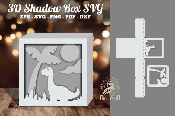 Dinosaur 3D SVG for Shadow Boxes: A Seller Review