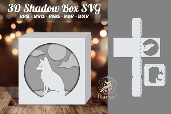 Fox 3D SVG for Shadow Boxes: A Seller Review