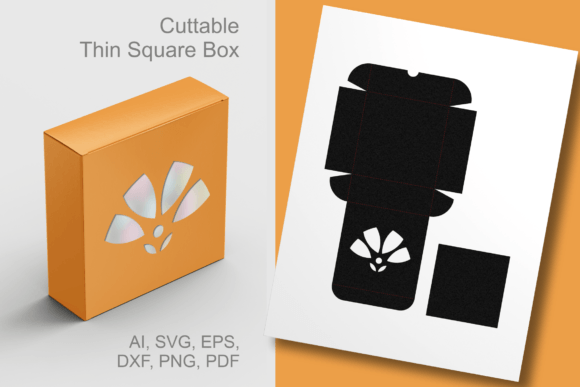 Groovy Style Flower Square Box Template Review