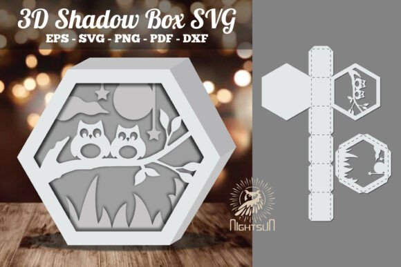 Owl Papercut 3D Shadow Box SVG 3: Editorial Asset Review