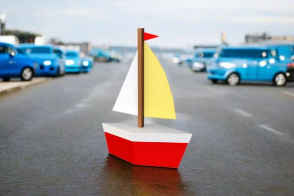 Sailboat Favor 3D SVG: Editorial Shapes Review