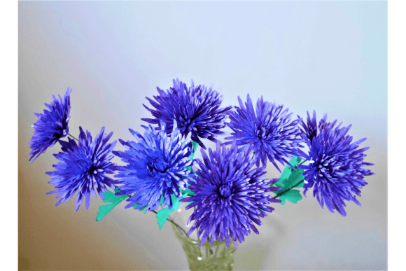 Spider Spray Mum: 3D SVG for Paper Flowers