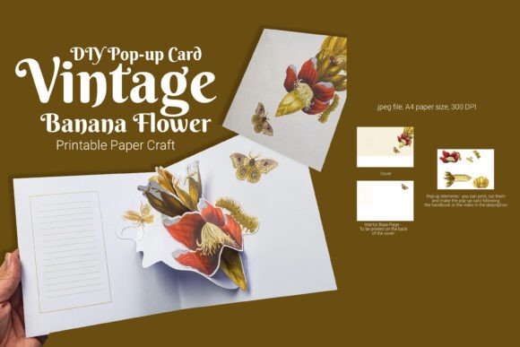 Vintage Flowers DIY Popup Card: An Embroidery Review